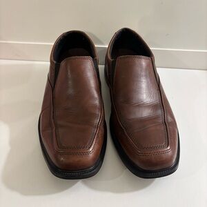 Bostonian Men's Brown Leather Loafers Suze 10.5 M